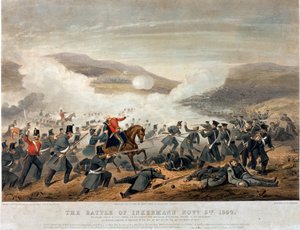 The Battle of Inkermann on 5th November, 1854, engraved by Edmund Walker