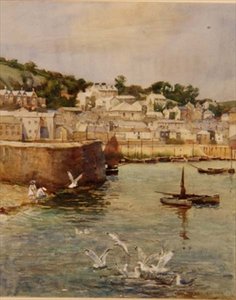 A Cornish Harbour by Henry Martin