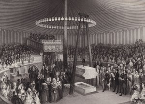 Ceremony of laying the first stone of the New Royal Exchange by Albert, Prince Consort, City of London by Henry Melville