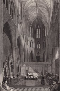 Consecration of Colonial Bishops in Westminster Abbey, London by Henry Melville