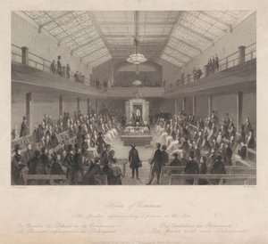 House of Commons: The Speaker Reprimanding a Person at the Bar by Henry Melville