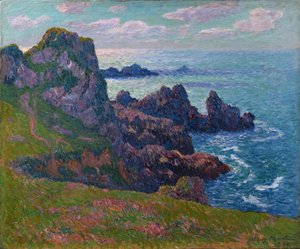 Calm Weather, Coast at the Pointe de Pern, Ushant, 1894