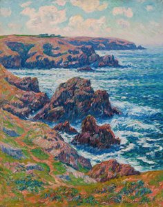 La Terre de Cléden, Point de Raz, Finistère by Henry Moret