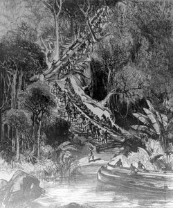 Hauling Canoes Up Inkisi Falls, published 