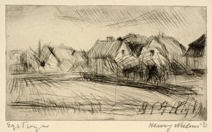 Houses with Gardens by Henry Nielsen