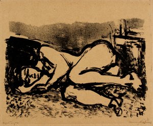 Reclining Female Model