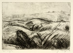 Steeply Hilly Landscape by Henry Nielsen