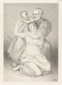 Holy Family, from Michelangelo by Henry Noel Humphreys after John Flaxman