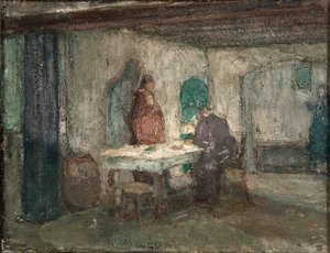 And He Disappeared out of Their Sight by Henry Ossawa Tanner