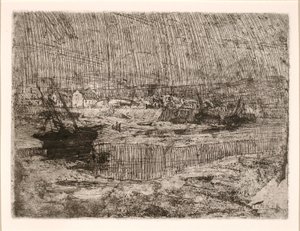 Capsized Fishing Boats, Brittany by Henry Ossawa Tanner