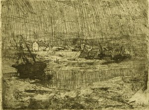 Capsized Fishing Boats, Brittany by Henry Ossawa Tanner
