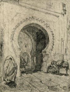 Gate in Tangier by Henry Ossawa Tanner