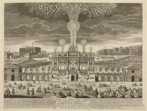Fire Works after Aix la Chapelle by Henry Overton