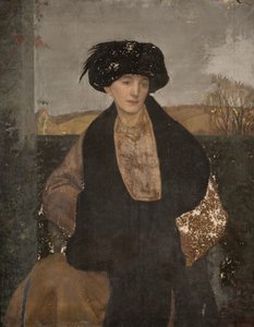 Portrait Of Mrs Lester Of Slad Valley, Stroud, 1914