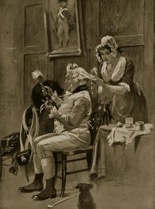 Preparing for Parade, 1799, Illustration from 