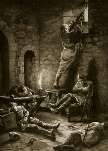 The Escape of Ralph Flambard from the Tower by Henry Payne