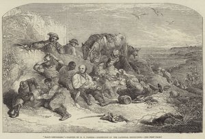 Halt-Smugglers, Exhibition of the National Institution by Henry Perlee Parker