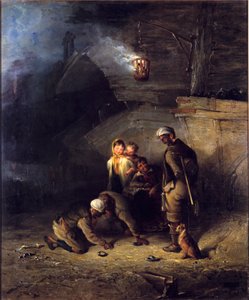 Pitmen Playing at Quoits by Henry Perlee Parker