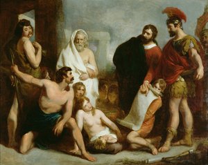 The Romans Teaching the Mechanical Arts to the Ancient Britons by Henry Perronet Briggs