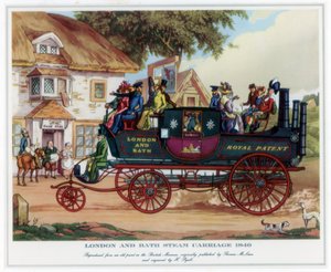 London and Bath Steam Carriage, 1840