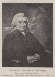 The Original of Weir of Hermiston by Henry Raeburn