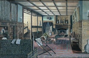 The Interior of Hall Place, Leigh, near Tonbridge