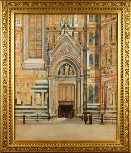 The South Door of the Duomo, Florence, Italy by Henry Roderick Newman