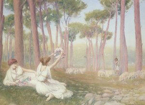 Aphrodite offering Helen to Paris, 1905