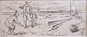 The Guided Golfer, illustration from 