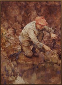 Netting Lobster by Henry Scott Tuke