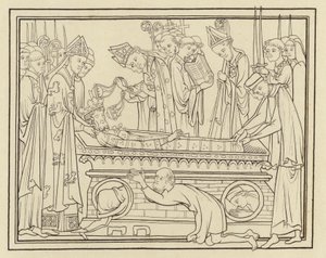 Burial of Edward The Confessor by Henry Shaw
