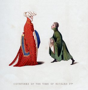 Court dress, 14th century, 1843