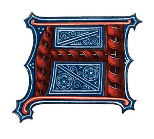 Initial Letter A by Henry Shaw