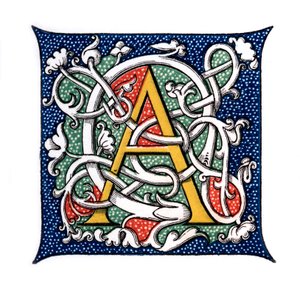 Initial Letter A, 1843 by Henry Shaw