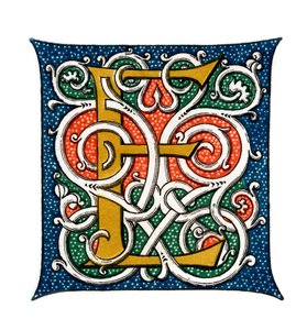 Initial Letter E by Henry Shaw