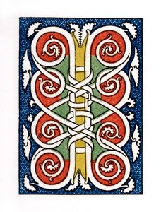 Initial Letter I, 1476 by Henry Shaw