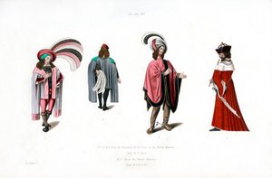 Male Dress, c1480, 1843