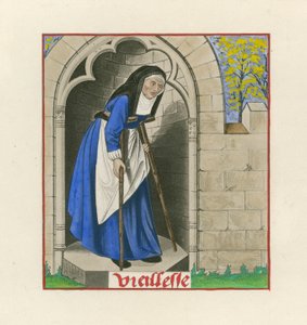 Old Age, from the Romance of the Rose, c 1480