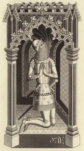 The Black Prince, about 1355, from St Stephen