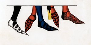 The Hose and Shoes Worn by Princes at the Court of Edward III by Henry Shaw