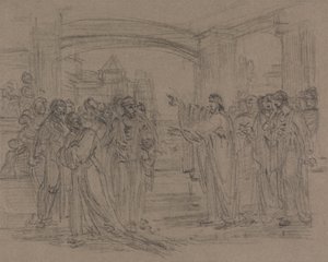 Christ in the Temple by Henry Singleton