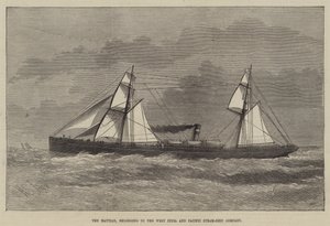 The Haytian, belonging to the West India and Pacific Steam-Ship Company by Henry Spernon Tozer