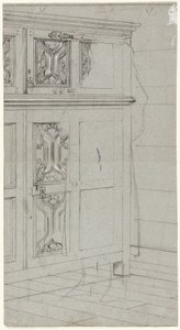Sketch of a Cabinet by Henry Stacy Marks