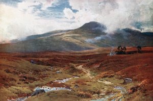 A Moor near Killin, Perthshire by Henry Sutton Palmer