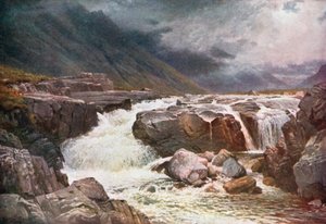 River Coe, Glencoe, Argyllshire by Henry Sutton Palmer