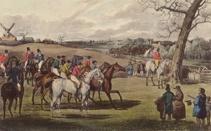 A Steeple-Chase by Henry Thomas (after) Alken