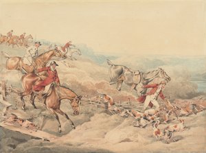 Foxhunting: The Death by Henry Thomas Alken
