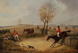 Over the Fence by Henry Thomas Alken