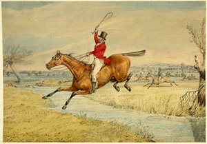 Over the Stream by Henry Thomas Alken