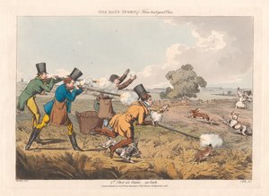Set of Six with Printed Wrapper, and Title-Page: Shooting, or One Day